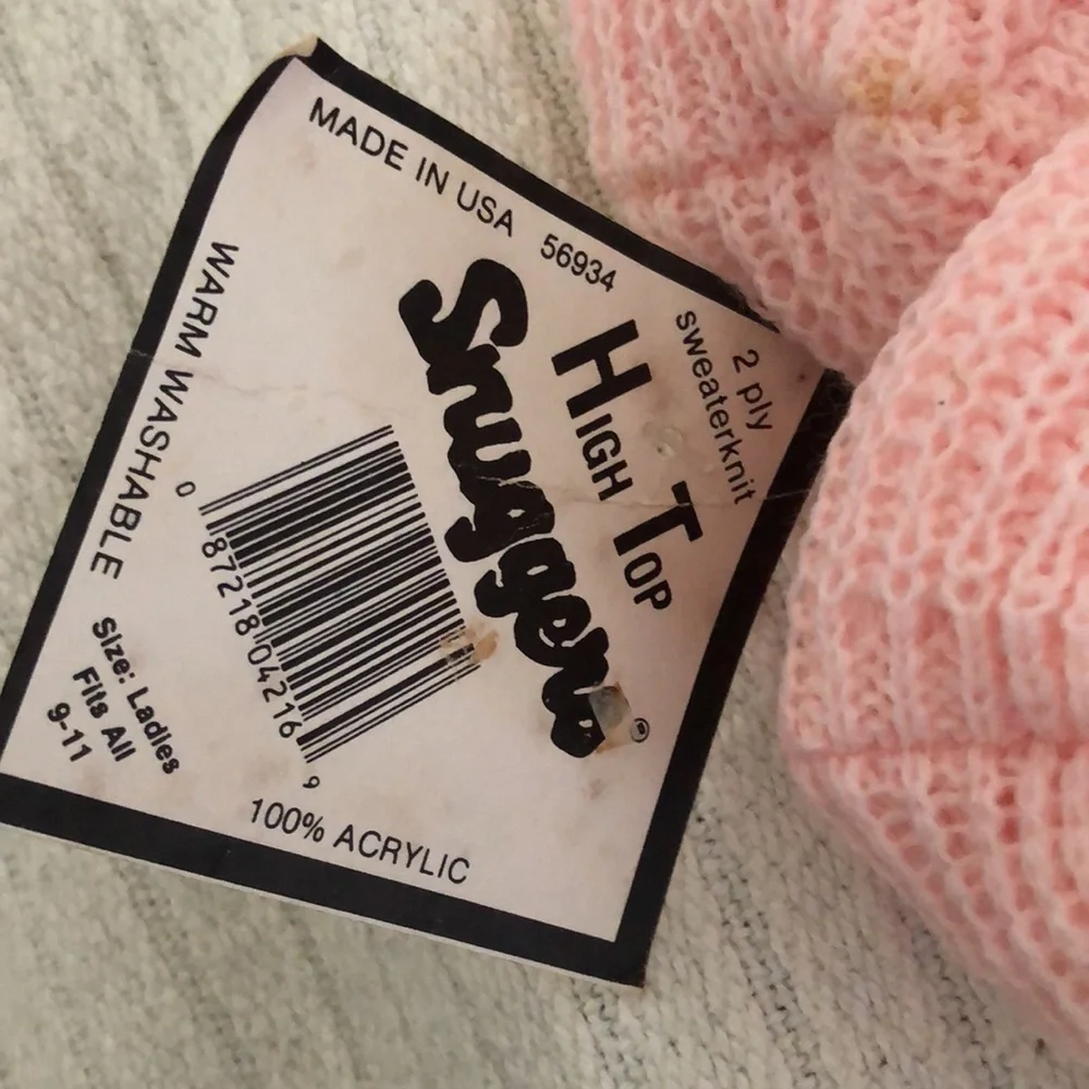 High top VTG cozy Snuggers acrylic 9-11